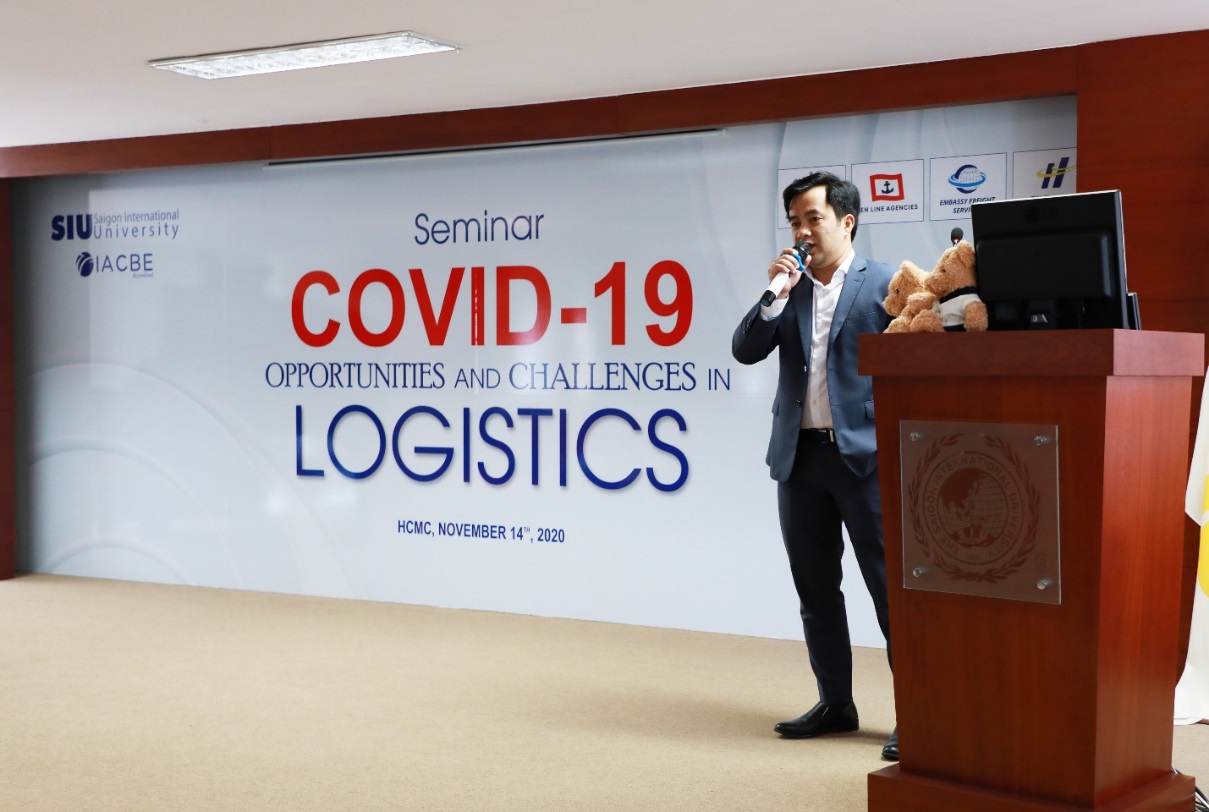 SIU tổ chức Hội thảo “Covid-19 - Cơ hội và thách thức trong ngành Logistics”