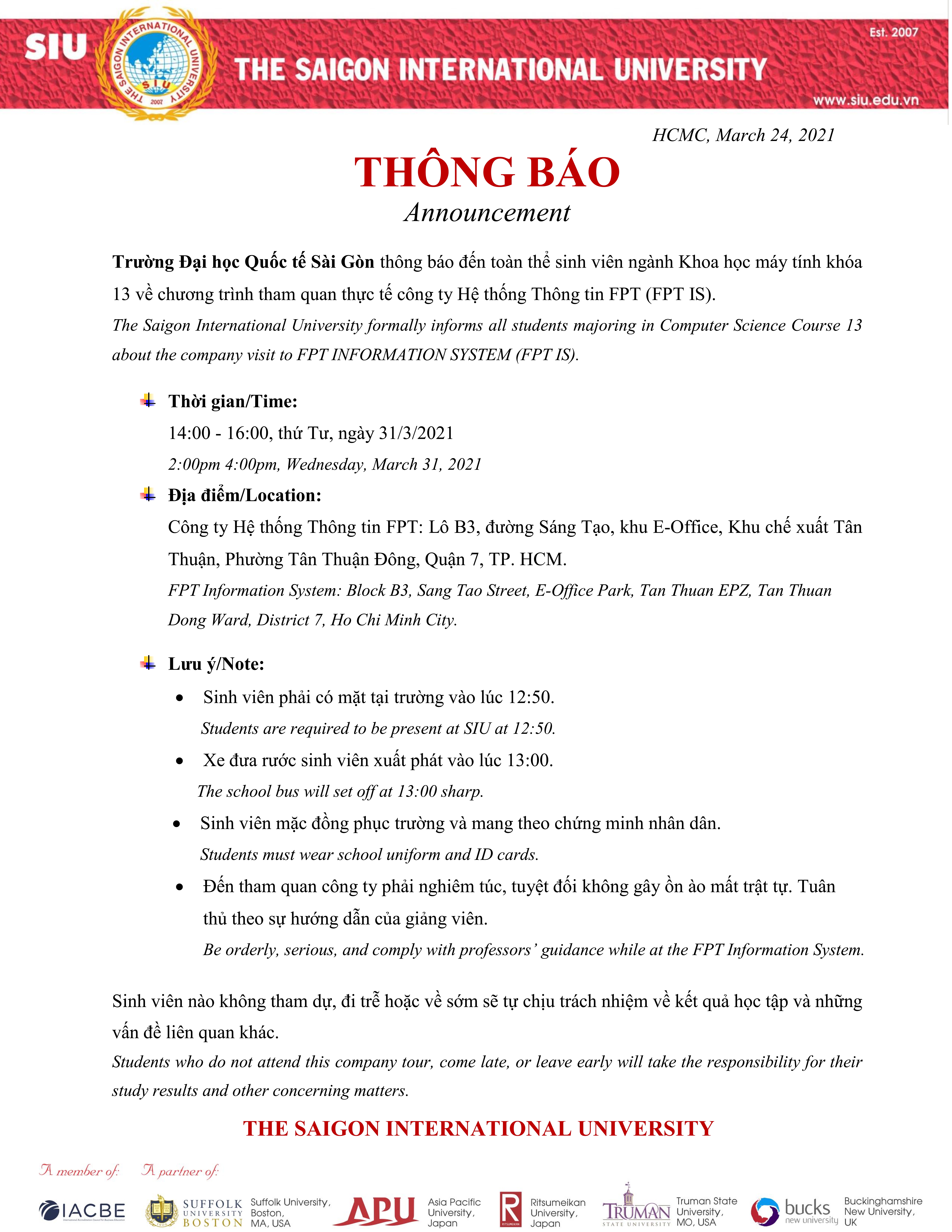 Tham quan thực tế công ty Hệ thống Thông tin FPT (FPT IS)