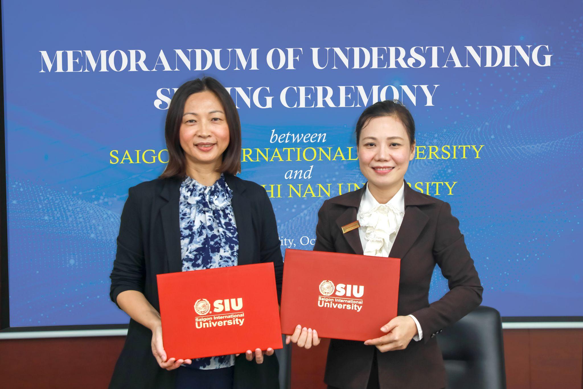 Lễ ký kết hợp tác giữa SIU và NCNU