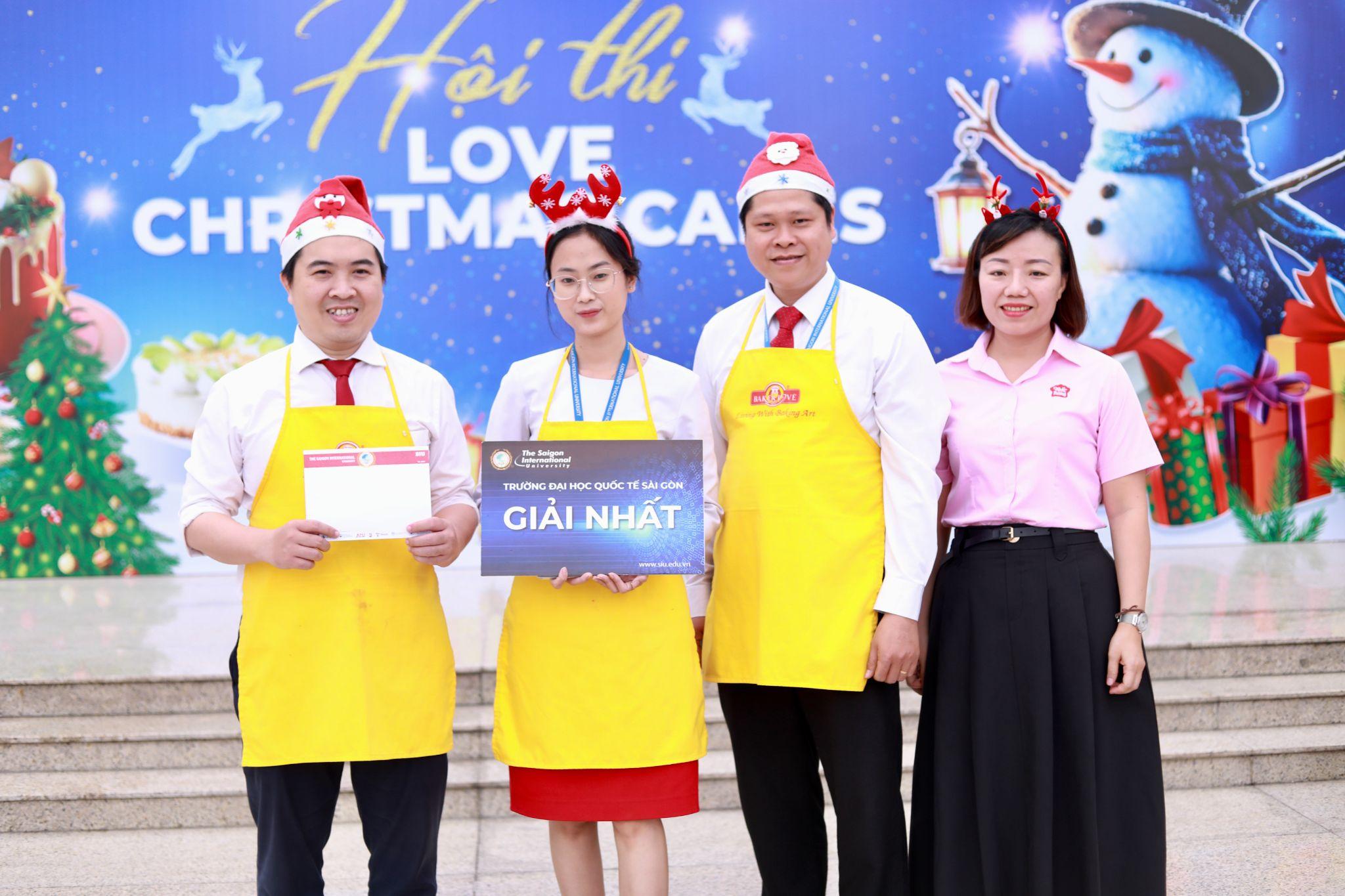 “Love Christmas Cakes” lan tỏa niềm vui mùa lễ hội tại SIU