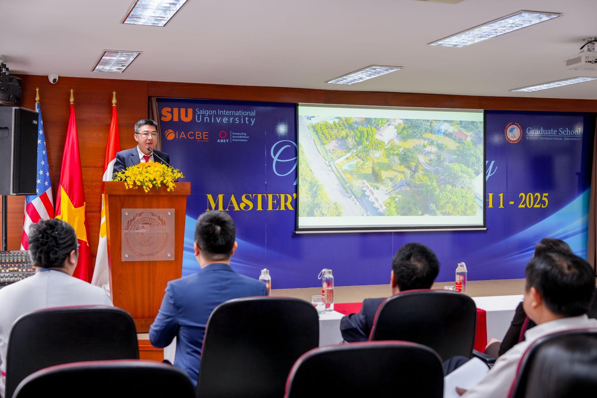 Lễ khai giảng khóa đào tạo trình độ thạc sĩ đợt 1 năm 2025” cho mùa tuyển sinh 2025